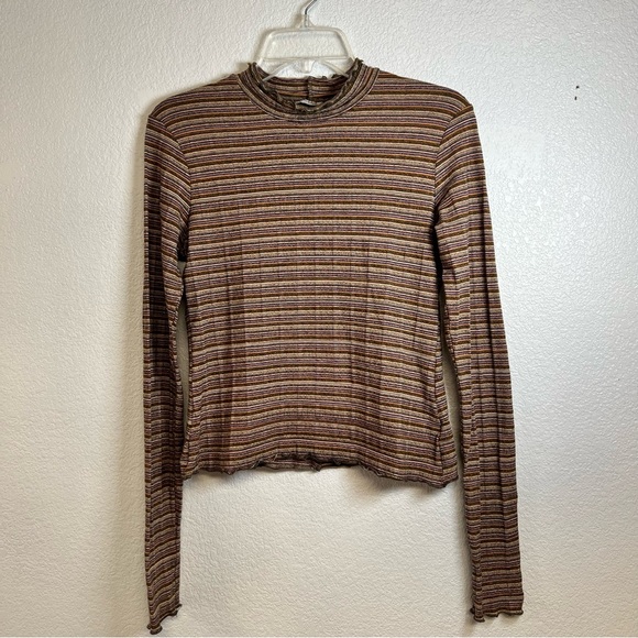 Intimately Free By Free People Ruby Stripe Long Sleeve Medium - Picture 2 of 5